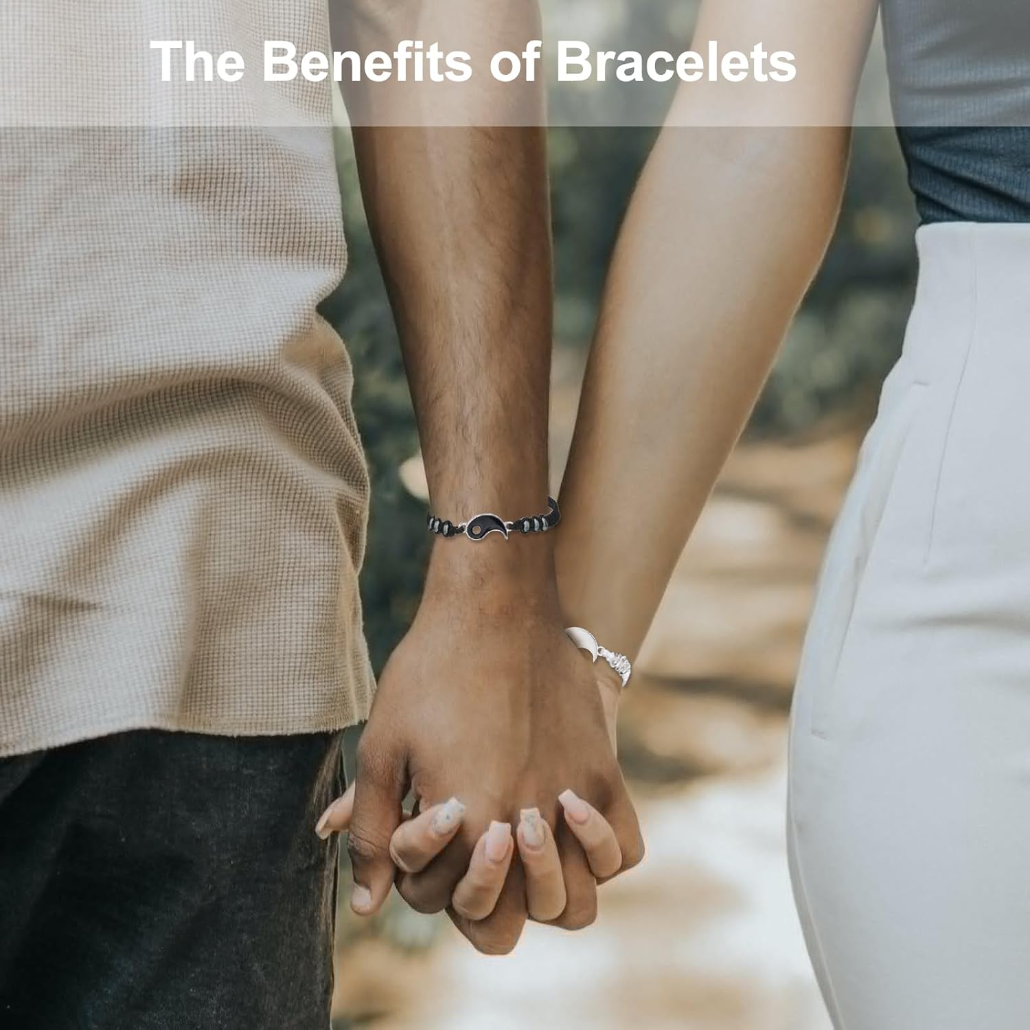 Best Friend Bracelets for 2 Matching Yin Yang Adjustable Cord Bracelet for Bff Friendship Relationship Boyfriend Girlfriend Valentines Gift - Image 9