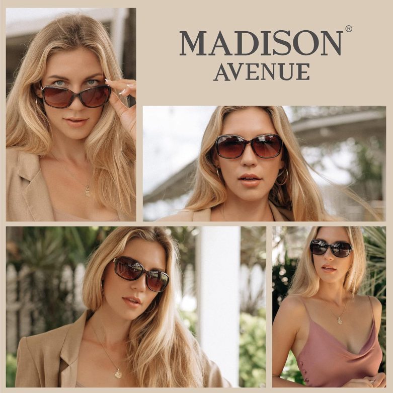 2 Pack Classic Vintage Sunglasses for Women Men,Fashion Sun Shades Glasses with UV400 Protection - Image 2
