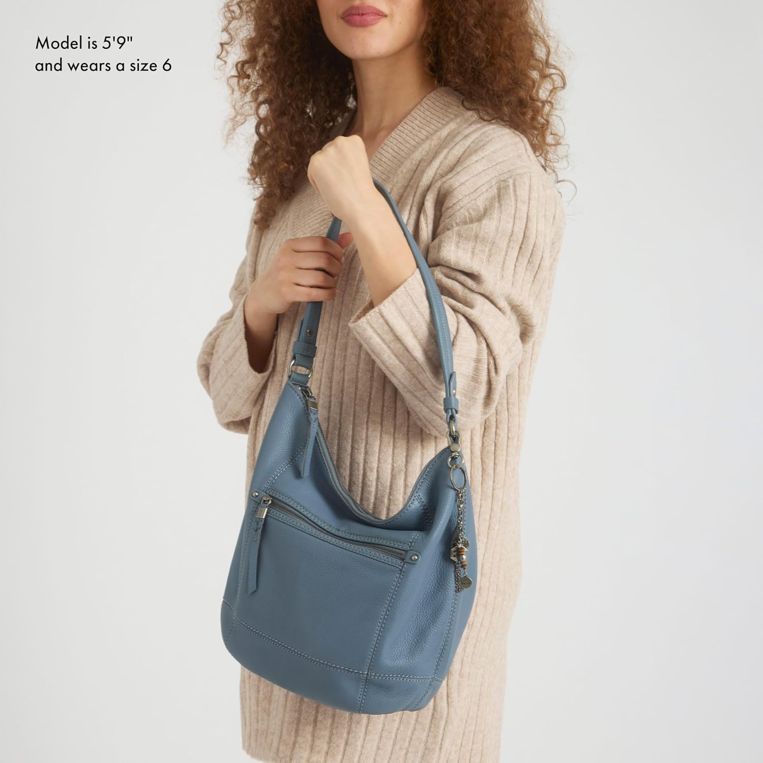 Sequoia Hobo Bag - Premium Large Leather Women's Handbag for Everyday & Travel - Durable Purse With Zipper Pocket - Image 6