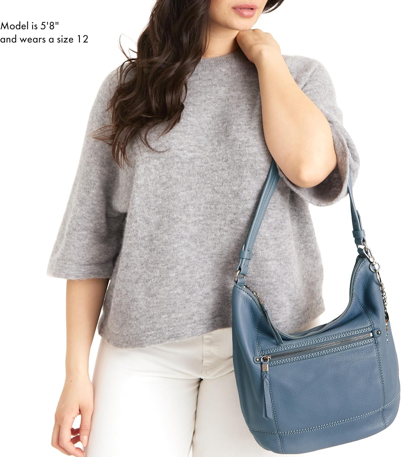 Sequoia Hobo Bag - Premium Large Leather Women's Handbag for Everyday & Travel - Durable Purse With Zipper Pocket - Image 7
