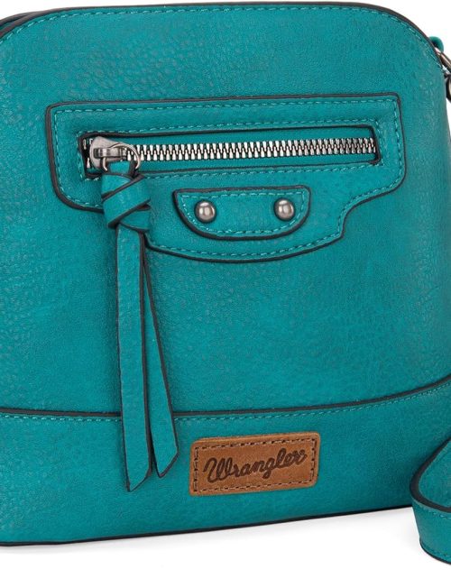 Wrangler Small Crossbody Bags for Women Shoulder Cute Purses and Handbags with Adjustable Strap